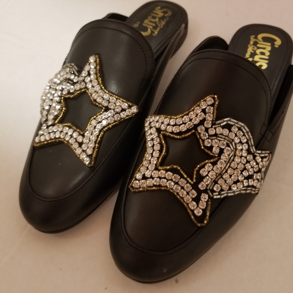 Circus by Sam Edelman Black Star Pelham Mules - Picture 6 of 7